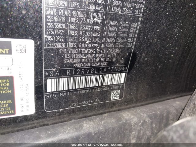 SALRT2RV8L2417554 Land Rover Discovery Hse Luxury