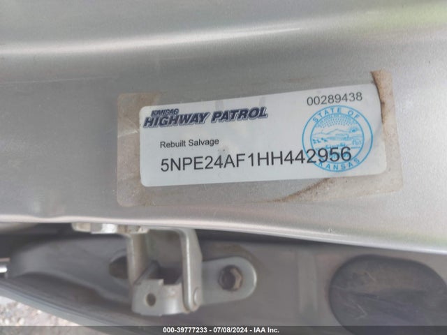 Hyundai Sonata 2017 5NPE24AF1HH442956 Image 9