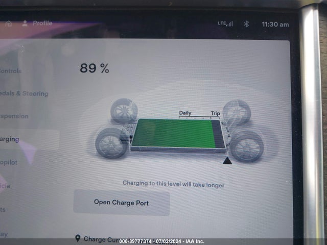 5YJSA1H14EFP57534 Tesla Model S P85