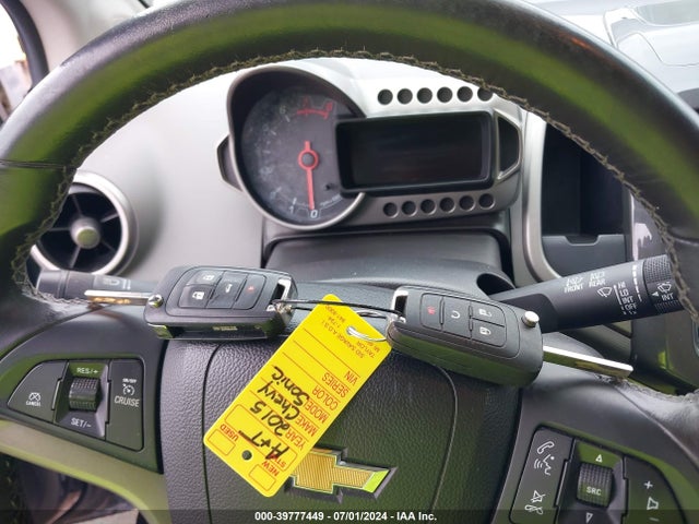 Chevrolet Sonic Ltz Auto 2015 1G1JE6SB5F4211695 Image 11