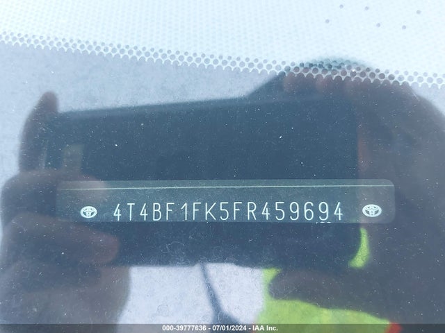 Toyota CAMRY LE 2015 4T4BF1FK5FR459694 Image 9