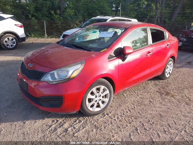 KIA RIO LX 2014 KNADM4A36E6402127 Image 2
