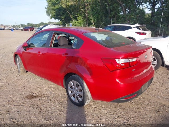 KIA RIO LX 2014 KNADM4A36E6402127 Image 3