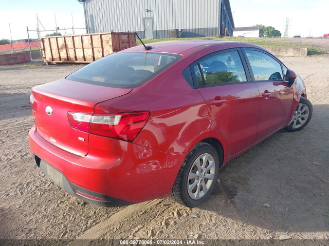 KIA RIO LX 2014 KNADM4A36E6402127 Image 4