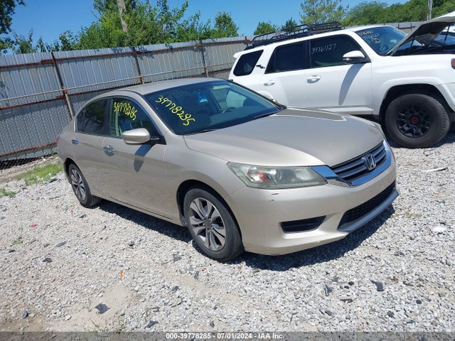 2013 Honda Accord Lx მანქანა იყიდება აუქციონზე, vin: 1HGCR2F3XDA165376, აუქციონის ნომერი: 39778285