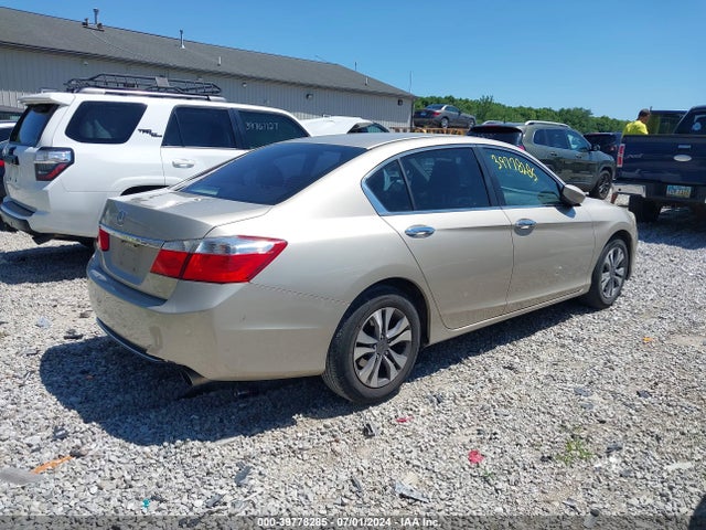2013 Honda Accord Lx მანქანა იყიდება აუქციონზე, vin: 1HGCR2F3XDA165376, აუქციონის ნომერი: 39778285
