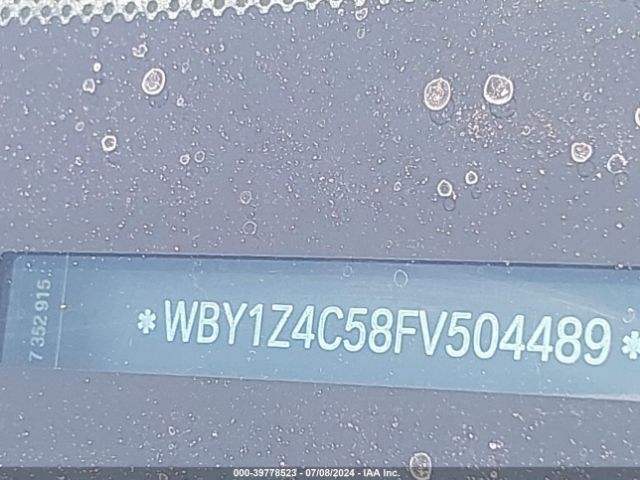 WBY1Z4C58FV504489 BMW I3 Base W/range Extender