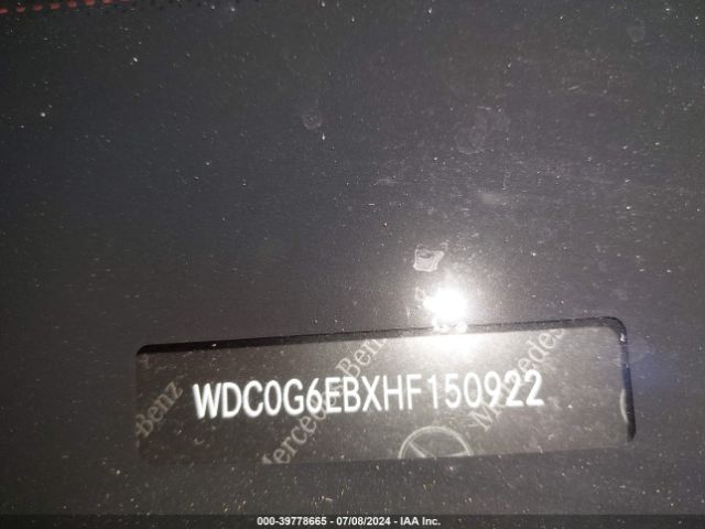 WDC0G6EBXHF150922 Mercedes-Benz Amg Glc 43 4matic