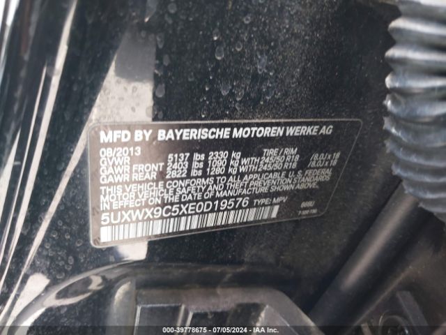 5UXWX9C5XE0D19576 BMW X3 Xdrive28i