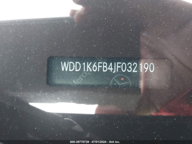 WDD1K6FB4JF032190 Mercedes-Benz E 400