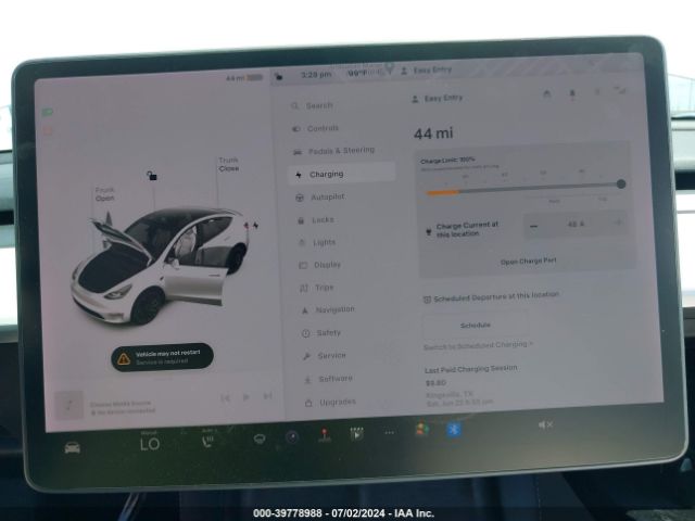 5YJYGDEF3MF178589 Tesla Model Y Performance Dual Motor All-wheel Drive