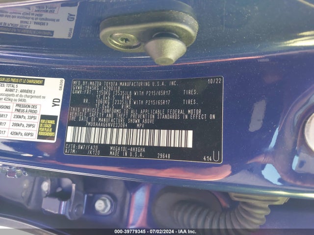 Toyota Corolla Cross Le 2022 7MUBAAAG6NV033084 Image 9