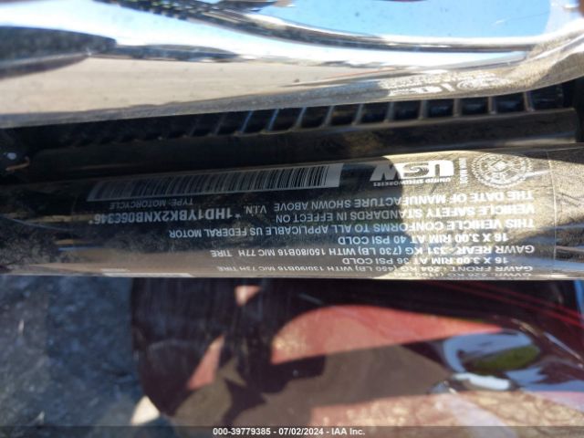 2022 HARLEY-DAVIDSON FLHCS 1HD1YBK2XNB066346 Photo 9