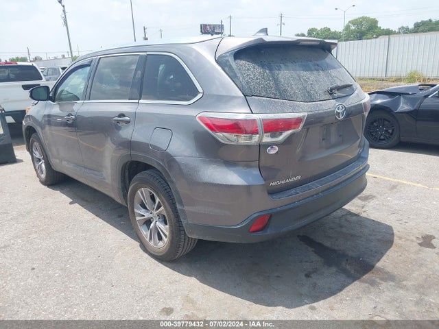 Toyota Highlander Xle V6 2014 5TDKKRFH7ES008072 Image 3