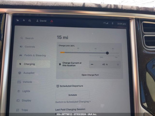 5YJSA1H2XFFP71450 Tesla Model S 70d/85d/p85d