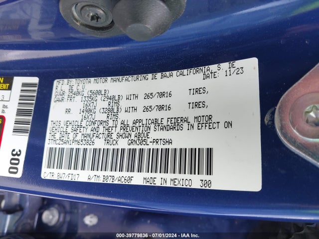 Toyota Tacoma Trd Off Road 2023 3TMCZ5AN1PM653826 Image 9
