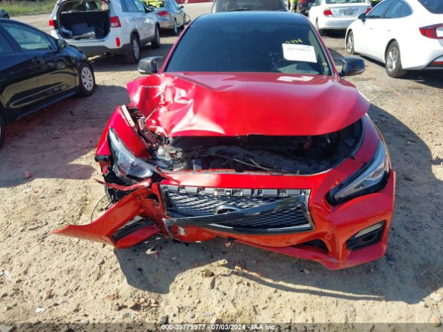 JN1FV7AP7HM850909 Infiniti Q50 3.0t Red Sport 400