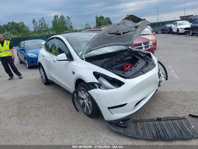 2021 TESLA MODEL Y 5YJYGDEEXMF073247 Photo 0