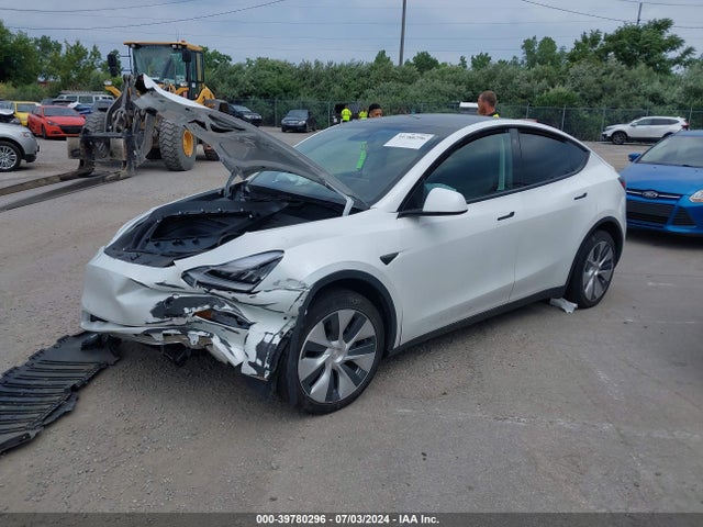 2021 TESLA MODEL Y 5YJYGDEEXMF073247 Photo 1