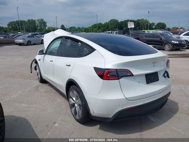 2021 TESLA MODEL Y 5YJYGDEEXMF073247 Photo 2