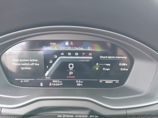 WA1B4AFY3R2045462 Audi Sq5 Premium Plus Tfsi Quattro Tiptronic