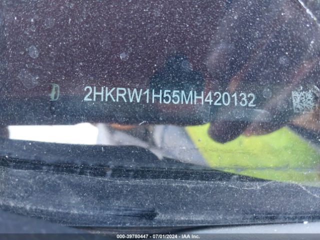 2HKRW1H55MH420132 Honda Cr-v 2wd Ex