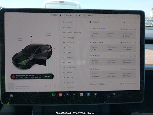 7SAYGDEF9PF845723 Tesla Model Y Awd/performance Dual Motor All-wheel Drive