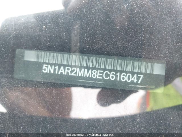 5N1AR2MM8EC616047 Nissan Pathfinder Sv