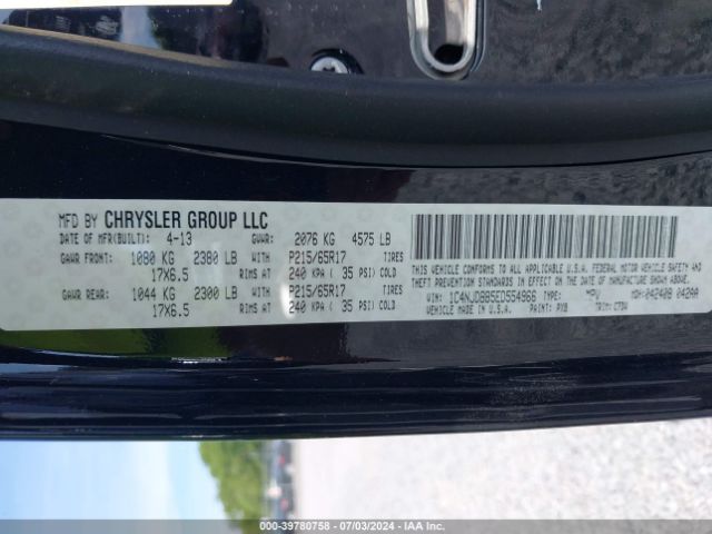 1C4NJDBB5ED554966 Jeep Compass Sport