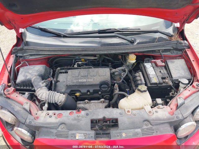 Chevrolet Sonic Lt Auto 2014 1G1JC6SB2E4158930 Image 10