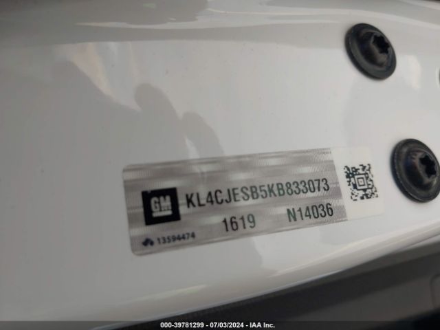 KL4CJESB5KB833073 Buick Encore Awd Preferred