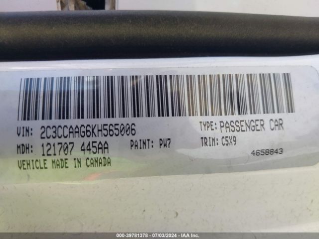 2C3CCAAG6KH565006 Chrysler 300 Touring
