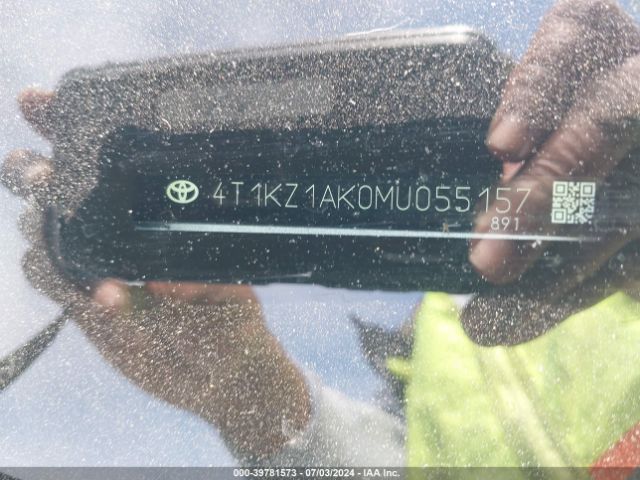 4T1KZ1AK0MU055157 Toyota Camry Xse V6