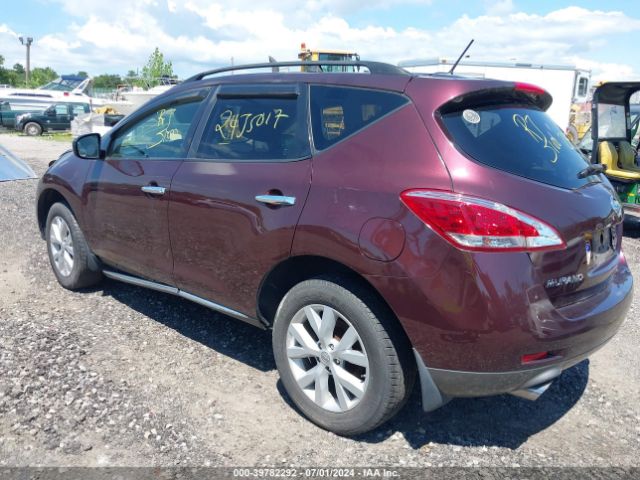 JN8AZ1MW2EW529649 Nissan MURANO SL