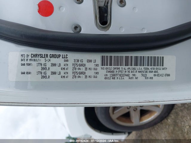 RAM 1500 Express 2014 1C6RR7FTXES374481 Image 9