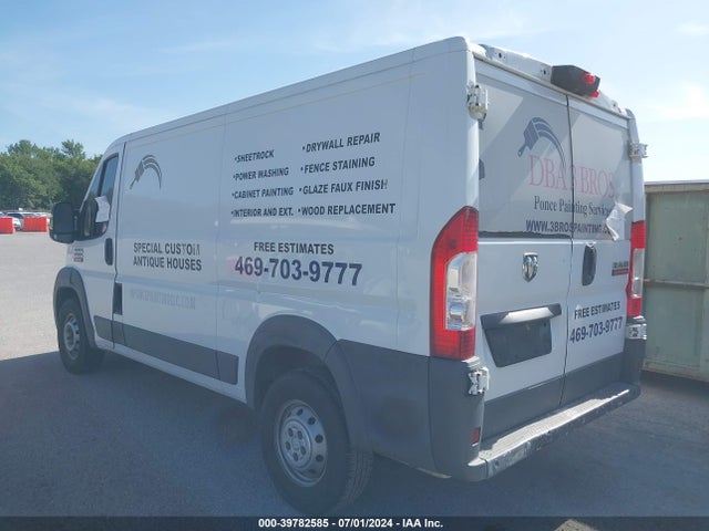 3C6TRVAG7EE108455 RAM Promaster 1500 Low Roof