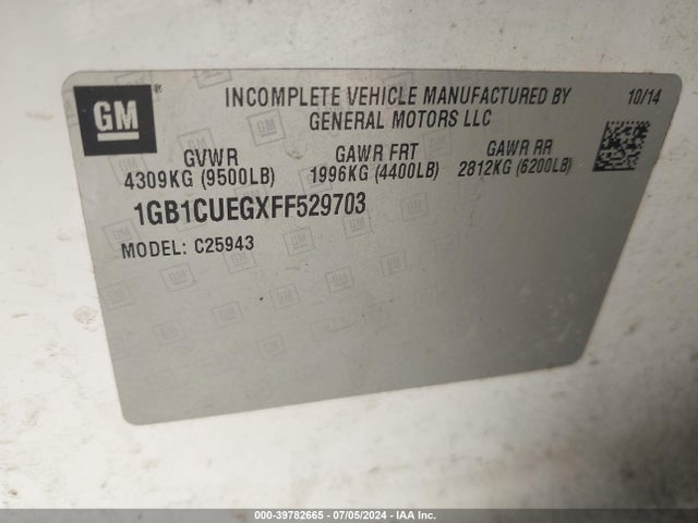 Chevrolet Silverado 2500hd Wt 2015 1GB1CUEGXFF529703 Image 9