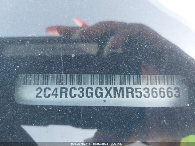 2C4RC3GGXMR536663 Chrysler Pacifica Limited Awd