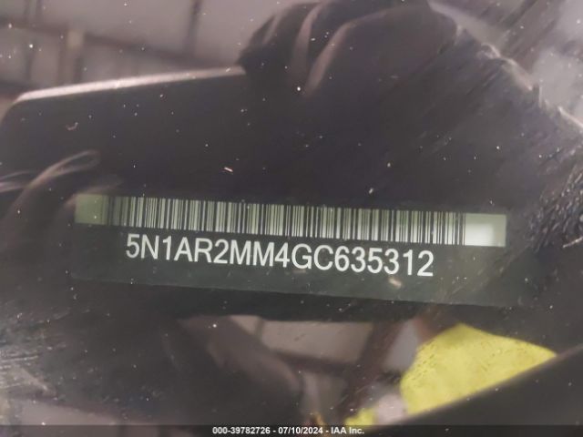 5N1AR2MM4GC635312 Nissan Pathfinder Platinum/s/sl/sv