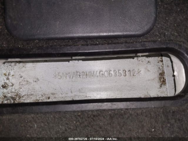 5N1AR2MM4GC635312 Nissan Pathfinder Platinum/s/sl/sv