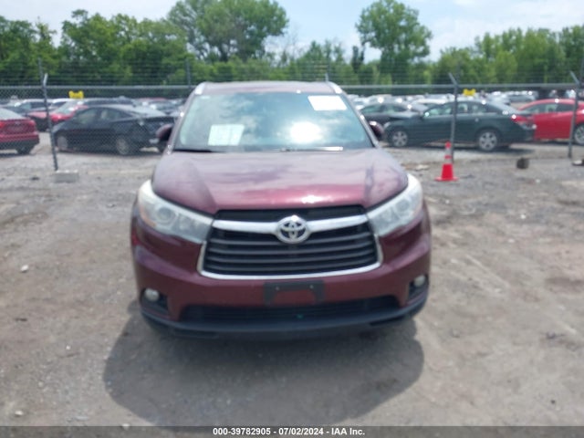 Toyota Highlander Xle V6 2016 5TDJKRFH5GS308417 Image 12