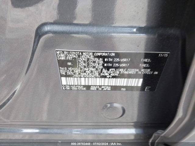 Toyota RAV4 LE 2016 JTMZFREV0GD082751 Image 9