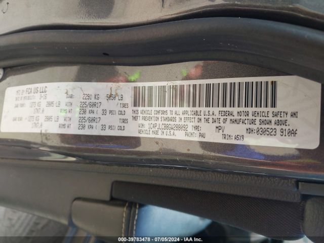 1C4PJLCB8GW288092 Jeep Cherokee Latitude