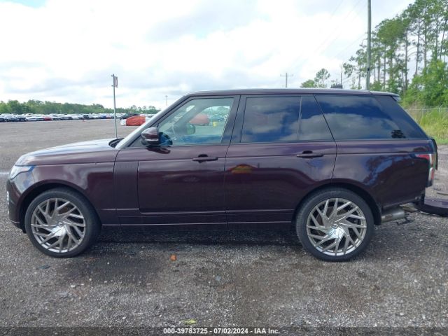 SALGR2RV3JA502908 Land Rover Range Rover 3.0l V6 Supercharged