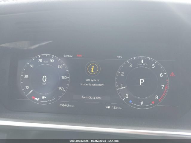 SALGR2RV3JA502908 Land Rover Range Rover 3.0l V6 Supercharged