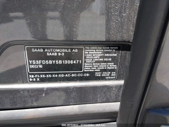 2011 SAAB 9-3X YS3FD5BY5B1306471 Photo 8