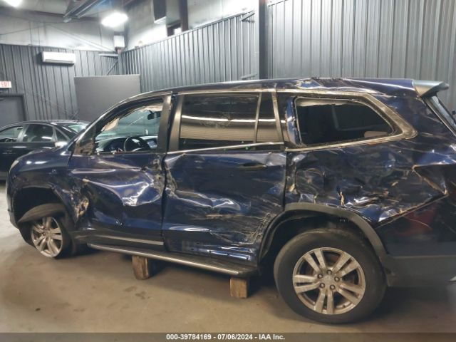 5FNYF6H12GB061508 Honda PILOT LX