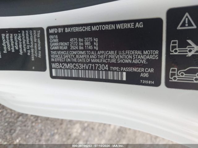 WBA2M9C53HV717304 BMW 230i Xdrive