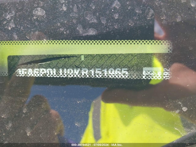 Ford Fusion Hybrid Se 2019 3FA6P0LU9KR151965 Image 9