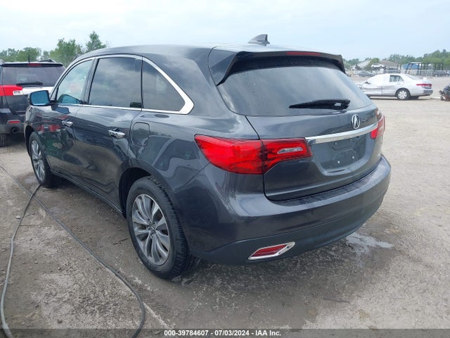 Acura Mdx Technology Package 2014 5FRYD4H4XEB029552 Image 3